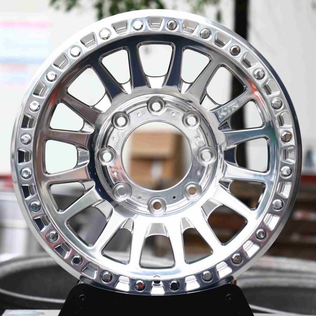 Matte Silver 8-Lug Off-Road Forged Wheels - GMC Sierra / Chevrolet Silverado Fitment (6-Lug) Off-Road forged wheel
