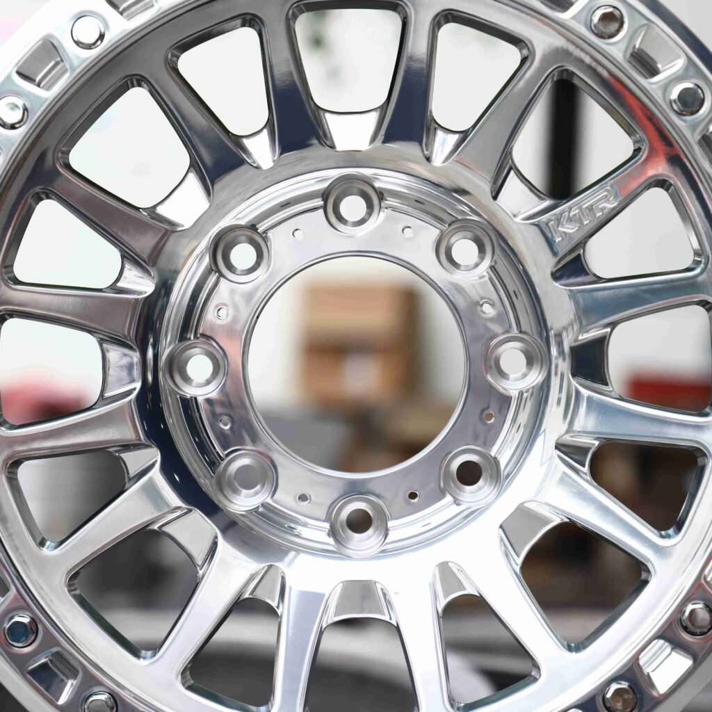 Matte Silver 8-Lug Off-Road Forged Wheels - GMC Sierra / Chevrolet Silverado Fitment (6-Lug) view 4