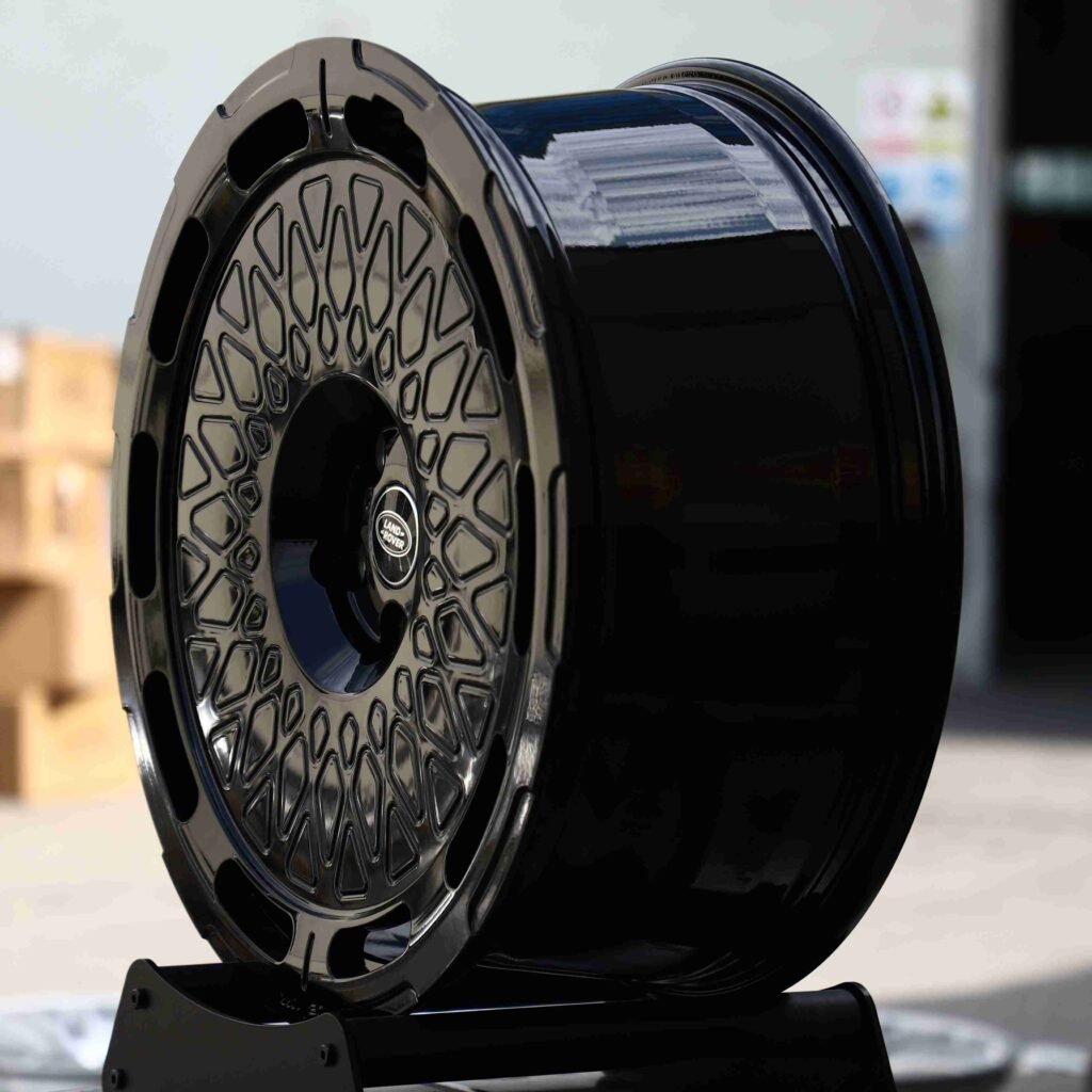 5x120 wheels – Matte Silver, side view