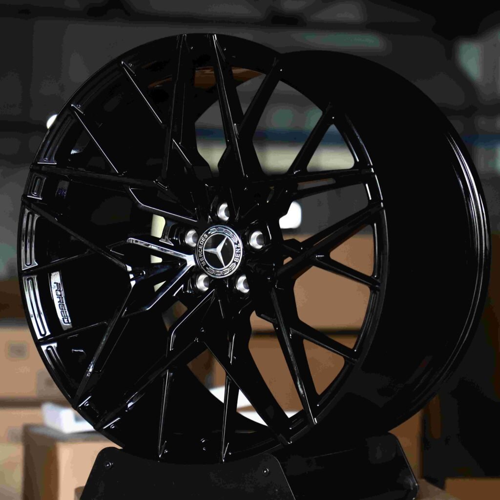 Mercedes-Benz S-Class wheels – Matte Silver, angled view