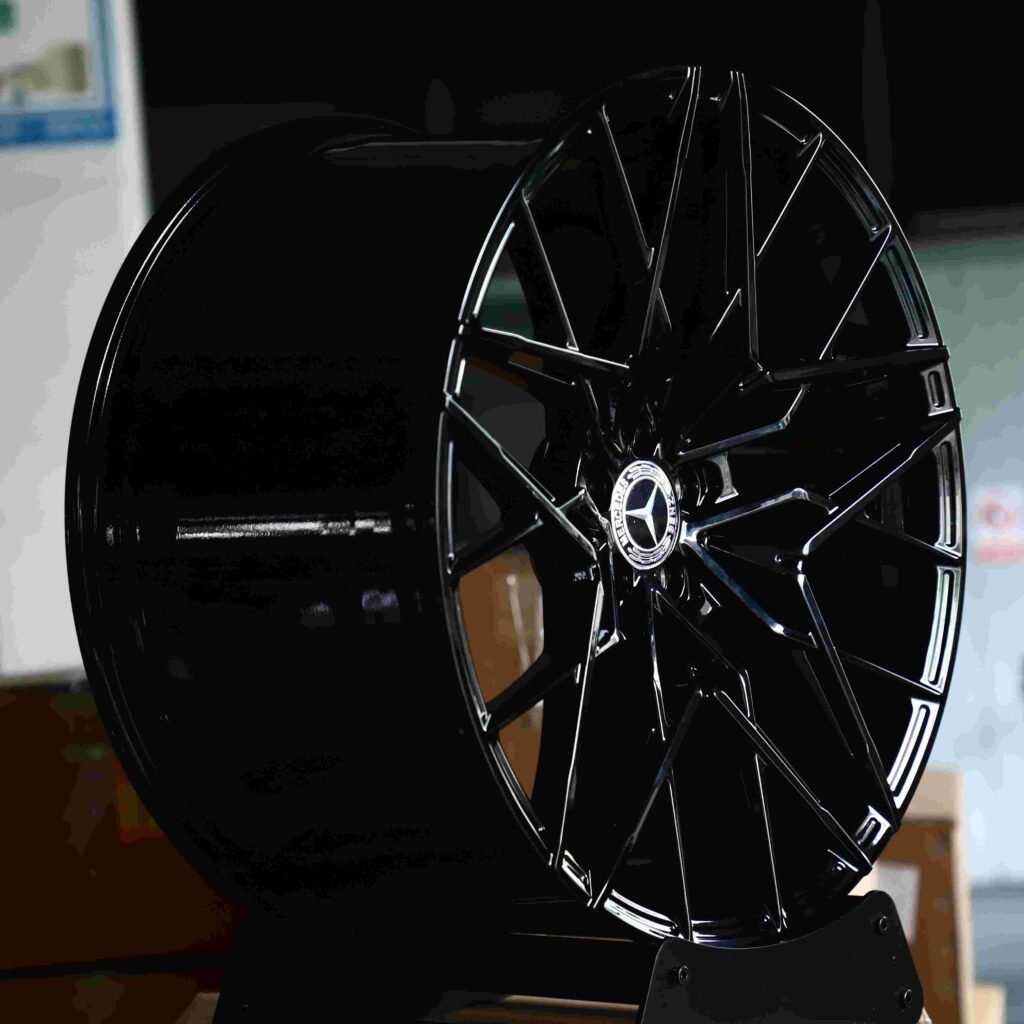 5x112 wheels – Matte Silver, side view