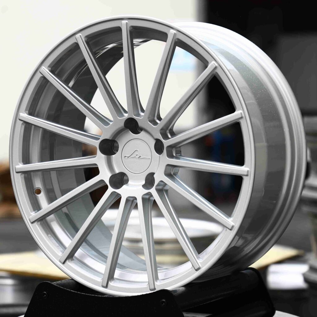 Matte Silver Forged Wheels - Porsche 911 / BMW M3 Fitment (5-Lug) view 2