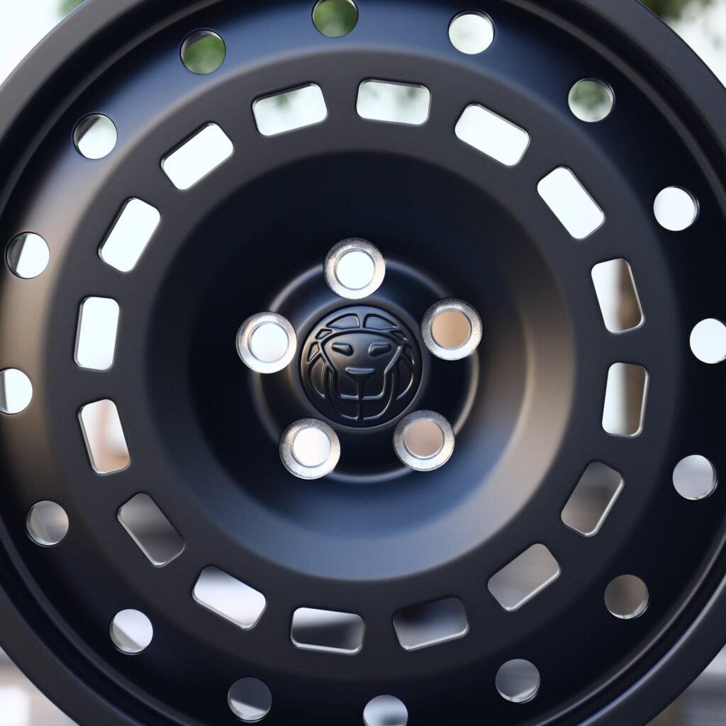 Lexus LS wheels – Matte Silver Full-Face, lip and barrel detail