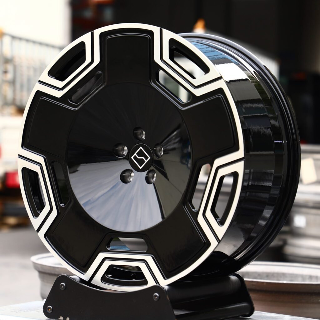 Matte Silver Full-Face Machined Face Forged Wheels - Zeekr 001 / Zeekr 007 Fitment (5-Lug) view 2