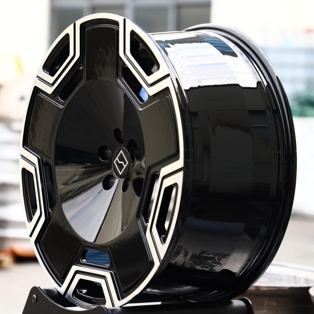 Matte Silver Full-Face Machined Face Forged Wheels - Zeekr 001 / Zeekr 007 Fitment (5-Lug) view 3