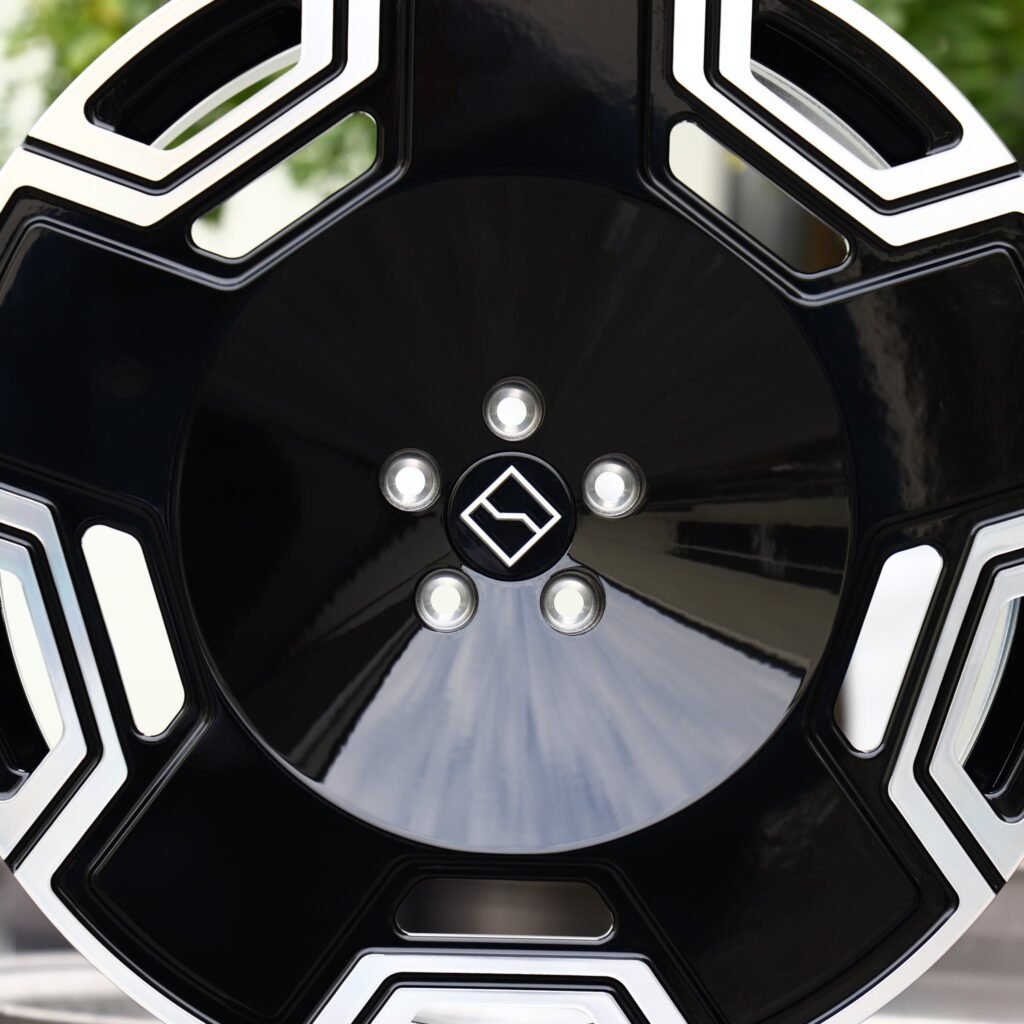 Matte Silver Full-Face Machined Face Forged Wheels - Zeekr 001 / Zeekr 007 Fitment (5-Lug) view 4