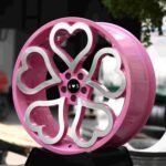 Porsche 911 / BMW M3 Forged Wheels – Pink Heart-Spoke