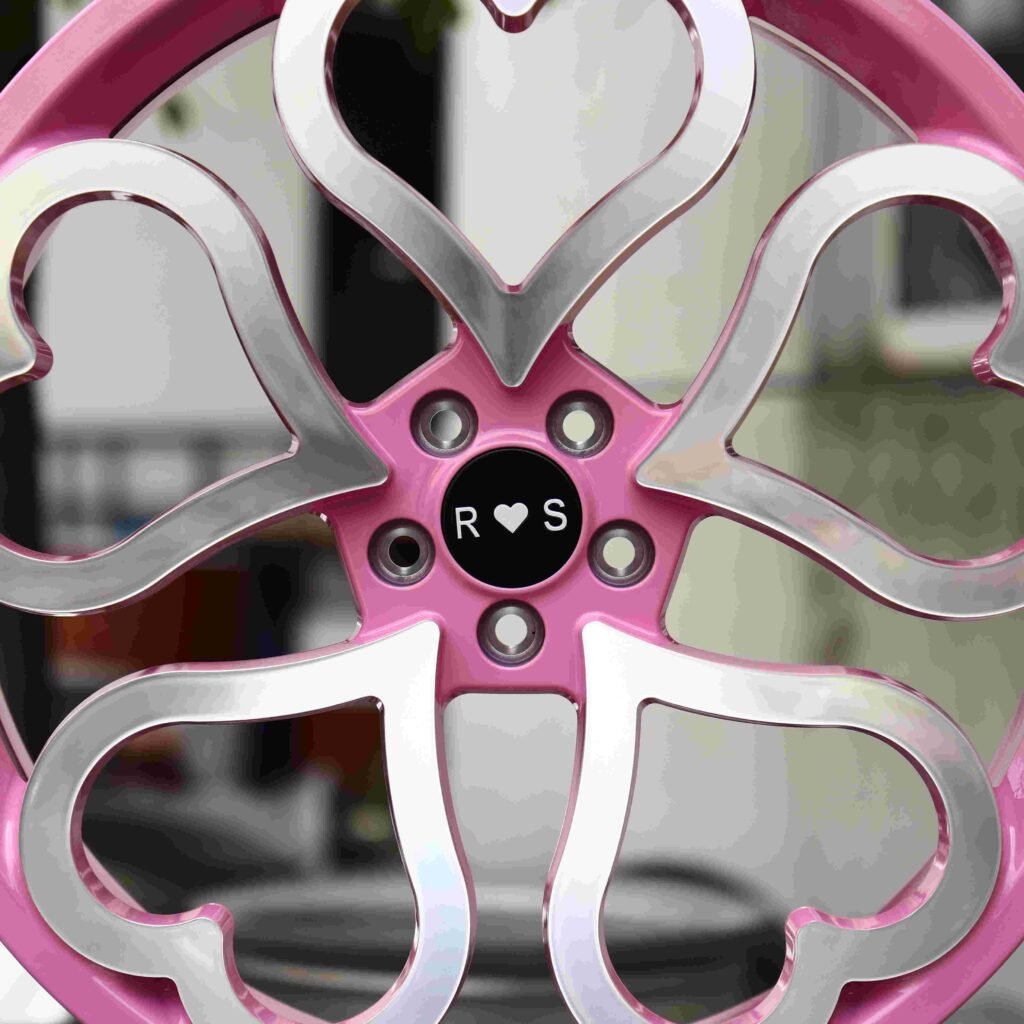 BMW M4 F82 wheels – Matte Silver Heart-Spoke, lip and barrel detail
