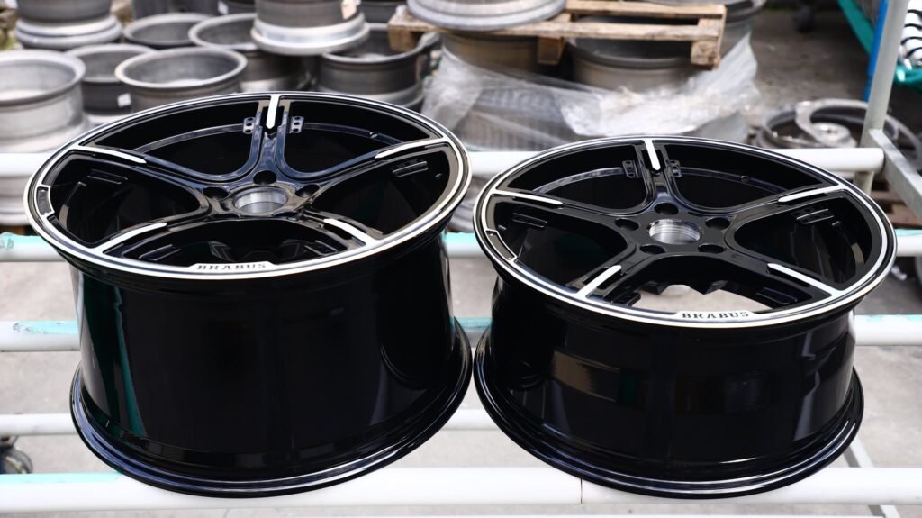 Mercedes-Benz S-Class wheels – Matte Silver Machined Face, angled view