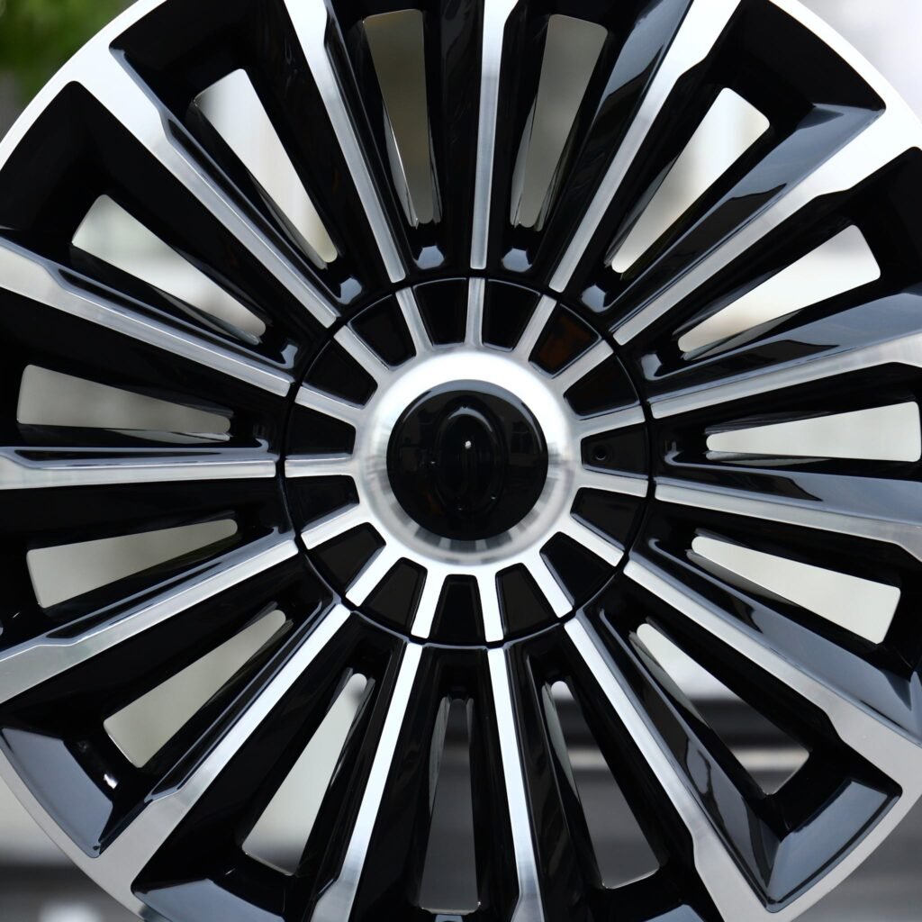 BMW M4 F82 wheels – Matte Silver Multi-Spoke Directional Milled Machined Face, lip and barrel detail