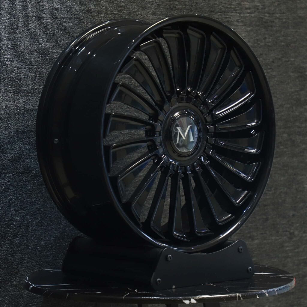 Audi A4 B9 wheels – Matte Silver Multi-Spoke, lip and barrel detail