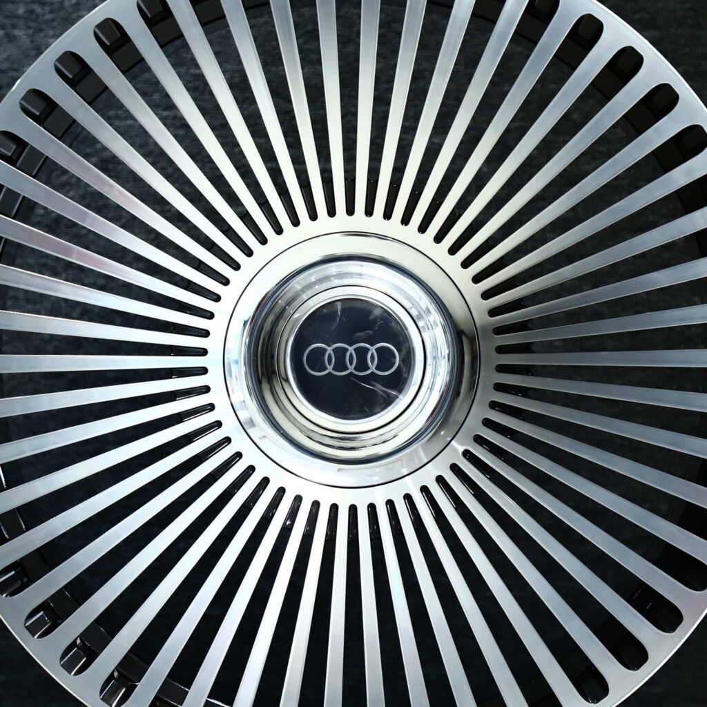Matte Silver Multi-Spoke Forged Wheels - Audi A4 / Audi A6 Fitment (5-Lug) view 4