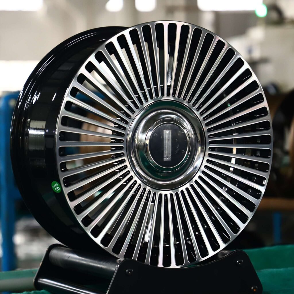 BMW X3 wheels – Matte Silver Multi-Spoke, angled view