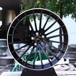 Mercedes-Benz E-Class / S-Class Forged Wheels – Gloss Black Directional Multi-Spoke