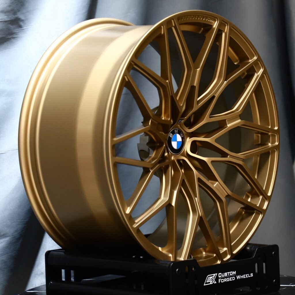 5x120 wheels – Matte Silver Petal, side view