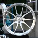 Mercedes-Benz OEM-Style Matte Silver Petal Forged Wheels – Mercedes-Benz E-Class W213 / C-Class W206 Fitment (5-Lug)