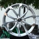 Lexus IS / LS Forged Wheels – Matte Silver Petal Machined Face