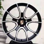 Porsche 911 / Panamera Forged Wheels – Black / Machined Petal Machined Face