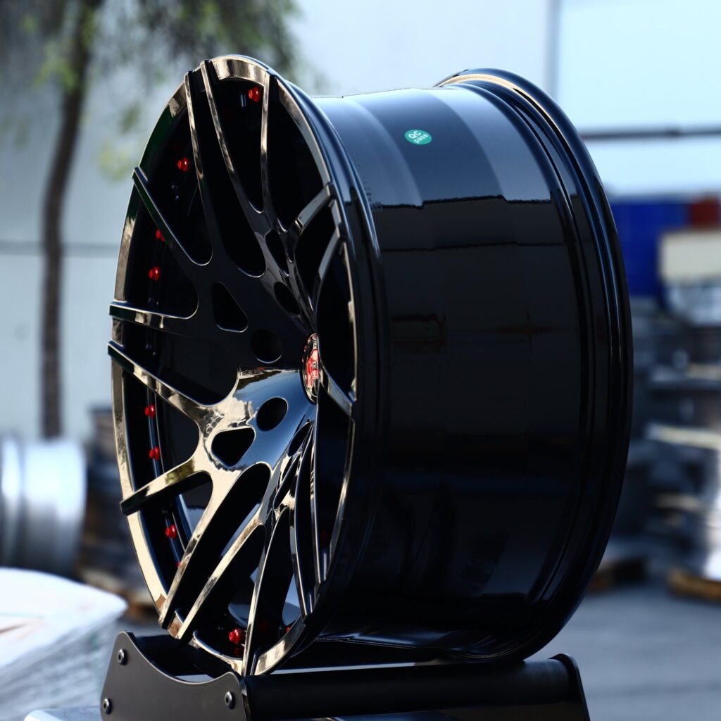 6x139.7 wheels – Matte Silver Riveted, side view