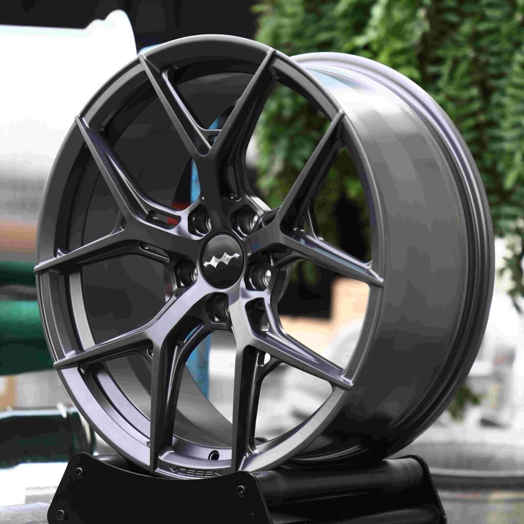 Buick LaCrosse wheels – Matte Silver Side-Milled (Buick OEM-Style), angled view