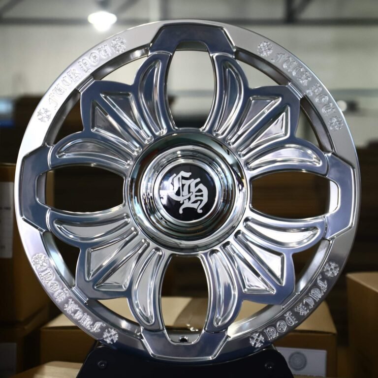 Porsche 911 wheels – Matte Silver Split, front view