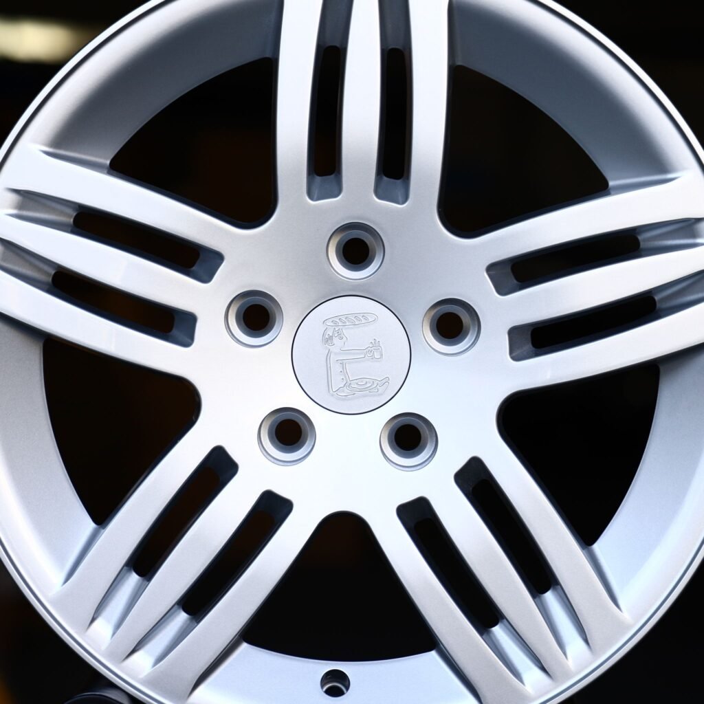BMW M4 F82 wheels – Matte Silver Split, lip and barrel detail
