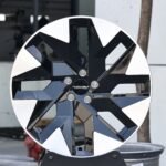 Porsche 911 / BMW M3 Forged Wheels – Black / White Blade (5-Lug)
