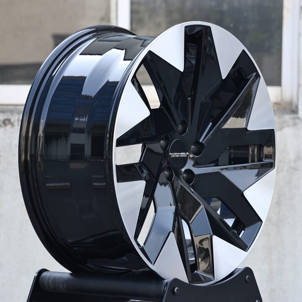 BMW M4 F82 wheels – Matte Silver Split Machined Face, lip and barrel detail