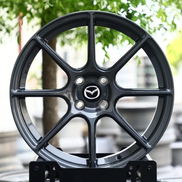 Mazda CX-60 wheels – Gunmetal 10-Spoke (Mazda OEM-Style), front view