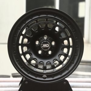 MD Off Road Gloss Black Deep Lip Exposed Bolt Detail Double Ring Lip Forged Wheels - Audi A6 / BMW 5 Series Fitment (5-Lug)
