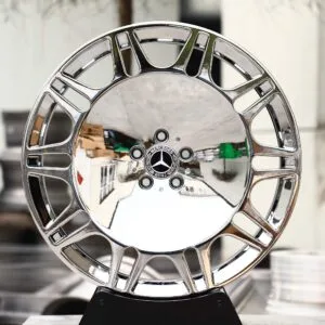 Mercedes-Benz OEM-Style Chrome Mesh Forged Wheels – Mercedes-Benz E-Class / S-Class Fitment (5-Lug)