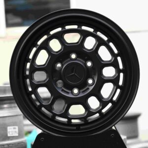 Mercedes-Benz OEM-Style Gloss Black 12-Window Off-Road Forged Wheels – Mercedes-Benz E-Class W213 / C-Class W206 Fitment (5-Lug)