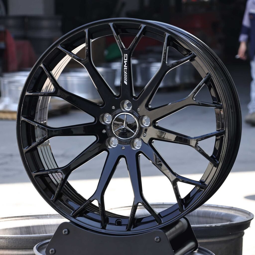 Mercedes-Benz Style Bright Silver 11 Y-Spoke Forged Wheels - Mercedes-Benz E-Class / Mercedes-Benz S-Class Fitment (5-Lug) view 2
