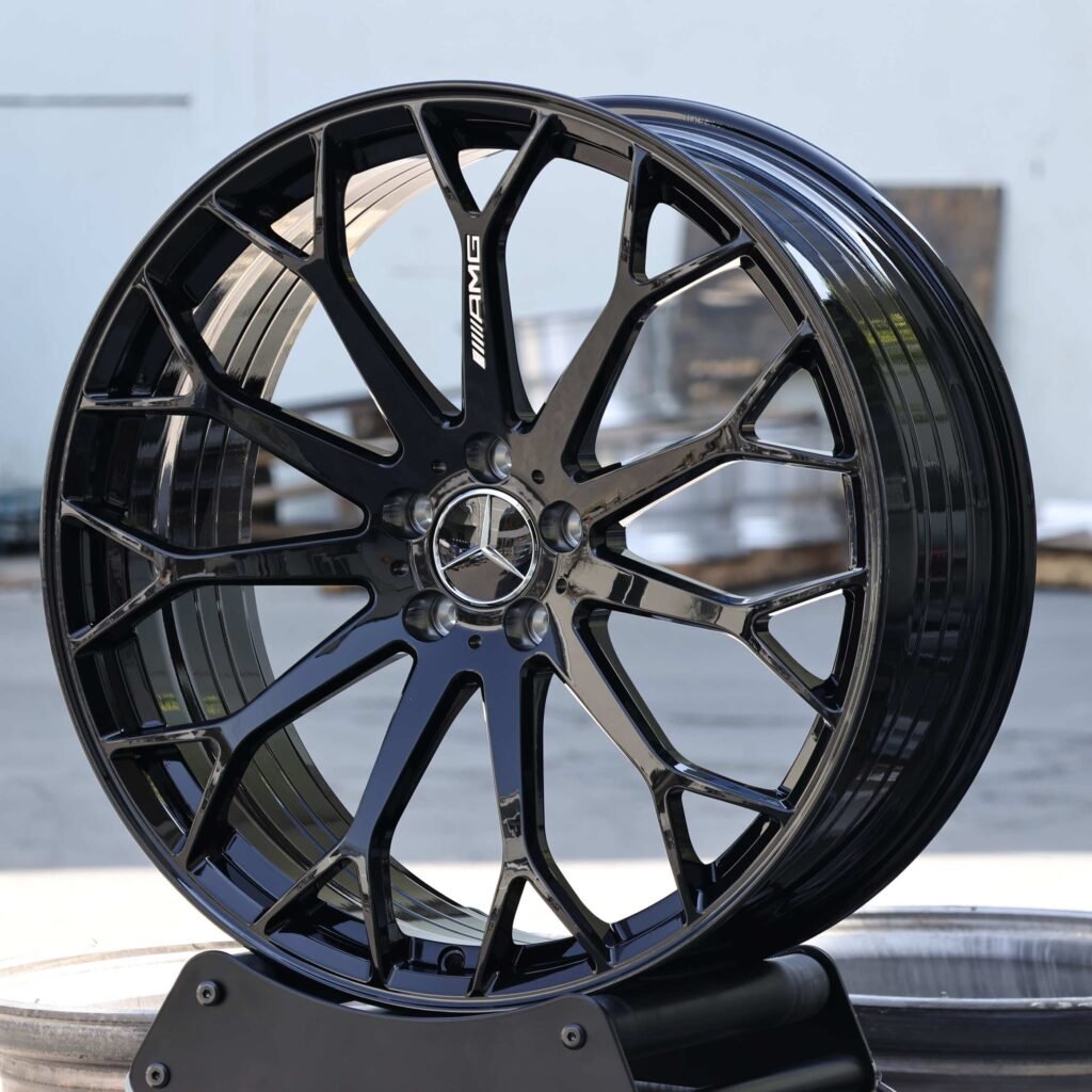 Mercedes-Benz Style Bright Silver 11 Y-Spoke Forged Wheels - Mercedes-Benz E-Class / Mercedes-Benz S-Class Fitment (5-Lug) view 3