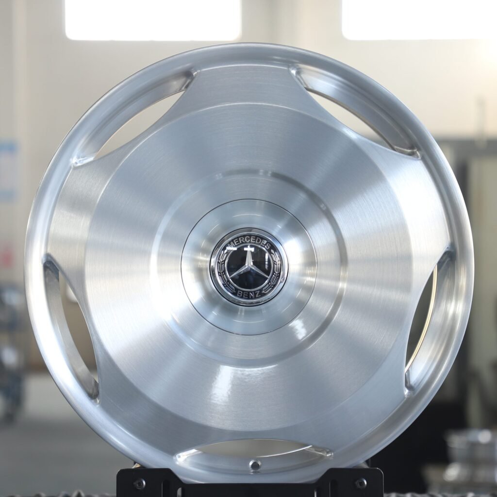 Mercedes-Benz E-Class / S-Class Forged Wheels – Brushed Silver Full-Face