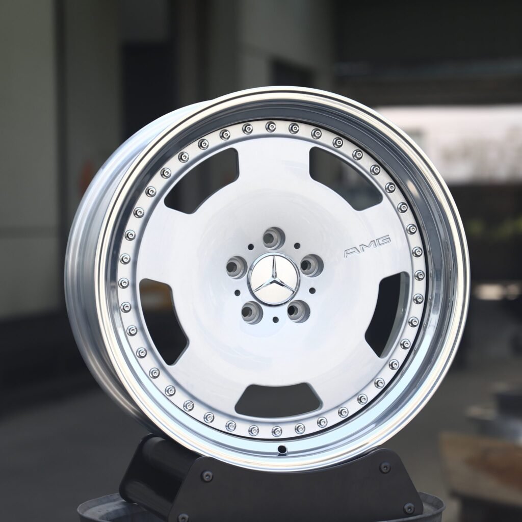 Mercedes-Benz S-Class wheels – Custom Finish 2-Piece Deep Lip, angled view