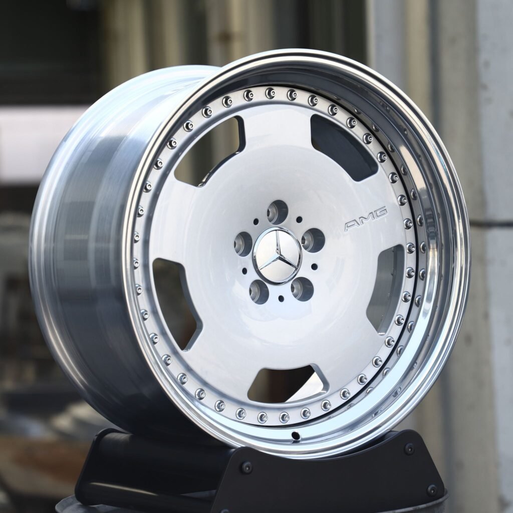 5x112 wheels – Custom Finish 2-Piece Deep Lip, side view