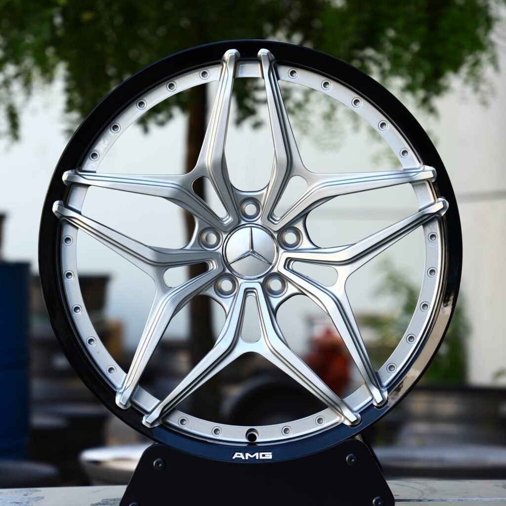 Mercedes-Benz E-Class wheels – Custom Finish 2-Piece Petal, front view