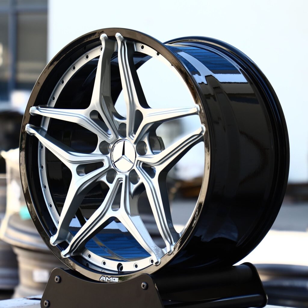 Mercedes-Benz S-Class wheels – Custom Finish 2-Piece Petal, angled view