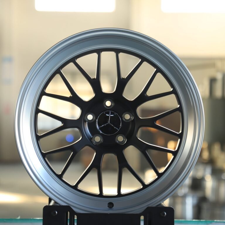 Mercedes-Benz E-Class wheels – Gloss Black 10 Y-Spoke Deep Lip, front view
