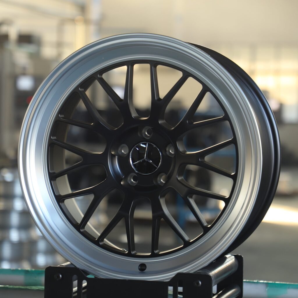 Mercedes-Benz S-Class wheels – Gloss Black 10 Y-Spoke Deep Lip, angled view
