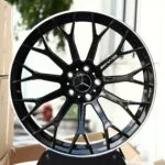 Mercedes-Benz OEM-Style Gloss Black 10 Y-Twin-Spoke Forged Wheels – Mercedes-Benz E-Class / S-Class Fitment (5-Lug)