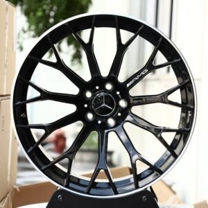 Mercedes-Benz OEM-Style Gloss Black 10 Y-Twin-Spoke Forged Wheels – Mercedes-Benz E-Class / S-Class Fitment (5-Lug)