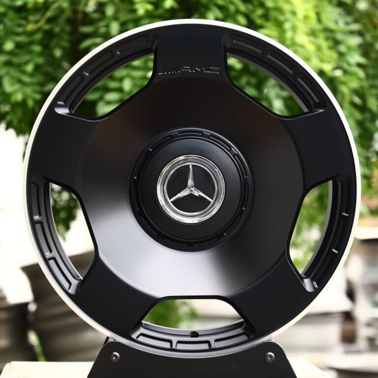 Mercedes-Benz E-Class wheels – Gloss Black Full-Face, front view