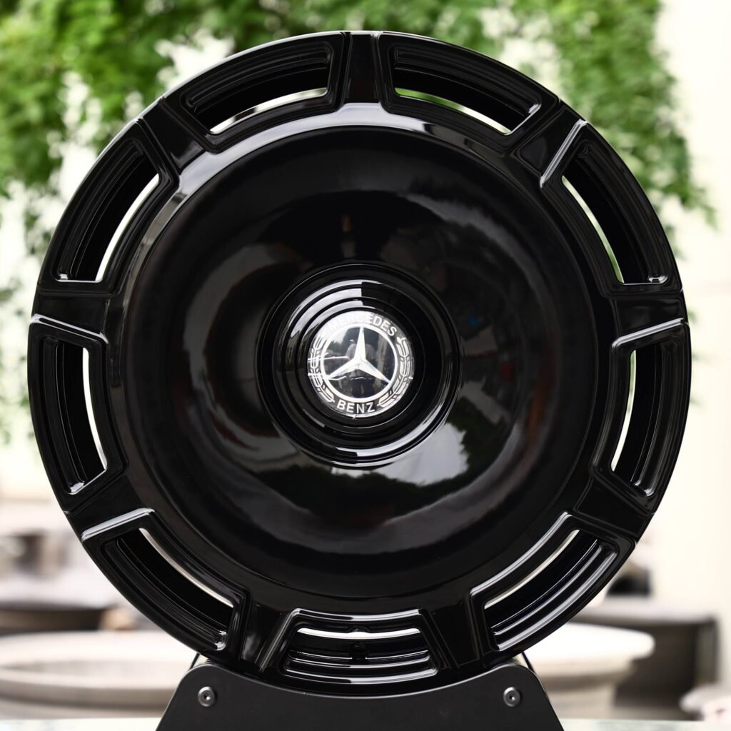 Mercedes-Benz Style Gloss Black Full-Face Forged Wheels - Mercedes-Benz E-Class / Mercedes-Benz S-Class Fitment (5-Lug) Monoblock forged wheel