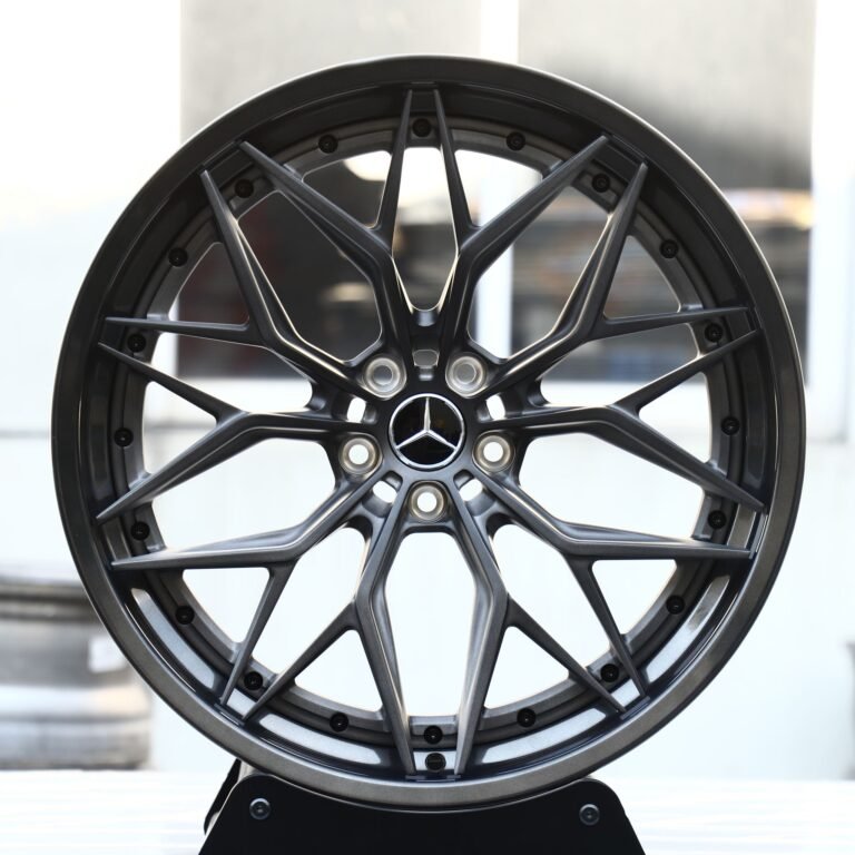 Mercedes-Benz E-Class wheels – Gray 2-Piece 10 Y-Spoke, front view