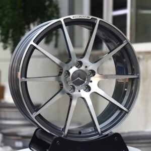 Mercedes-Benz Style Machined Silver Multi-Spoke Forged Wheels – Mercedes-Benz E-Class / Mercedes-Benz S-Class Fitment (5-Lug)