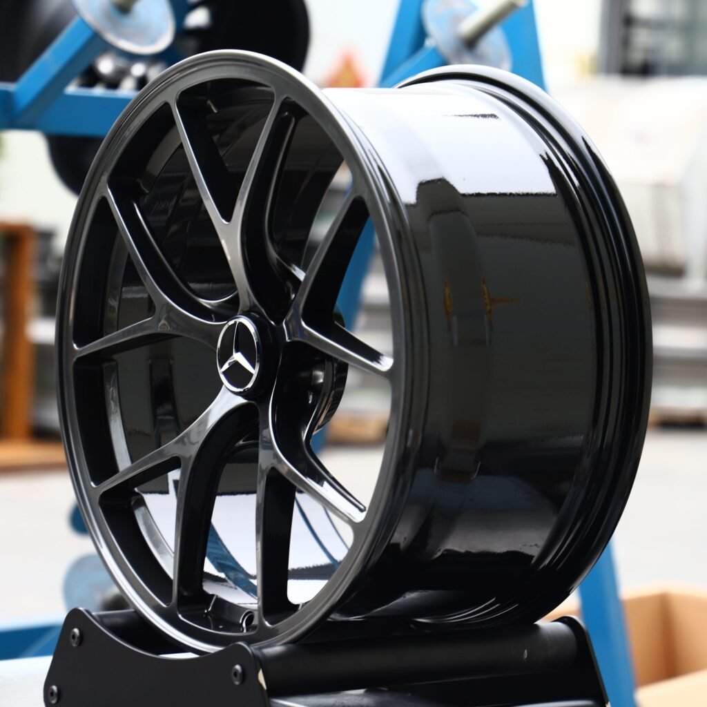 Mercedes-Benz Style Metallic Gray 5 Y-Spoke Forged Wheels - Mercedes-Benz E-Class / Mercedes-Benz S-Class Fitment (5-Lug) view 4