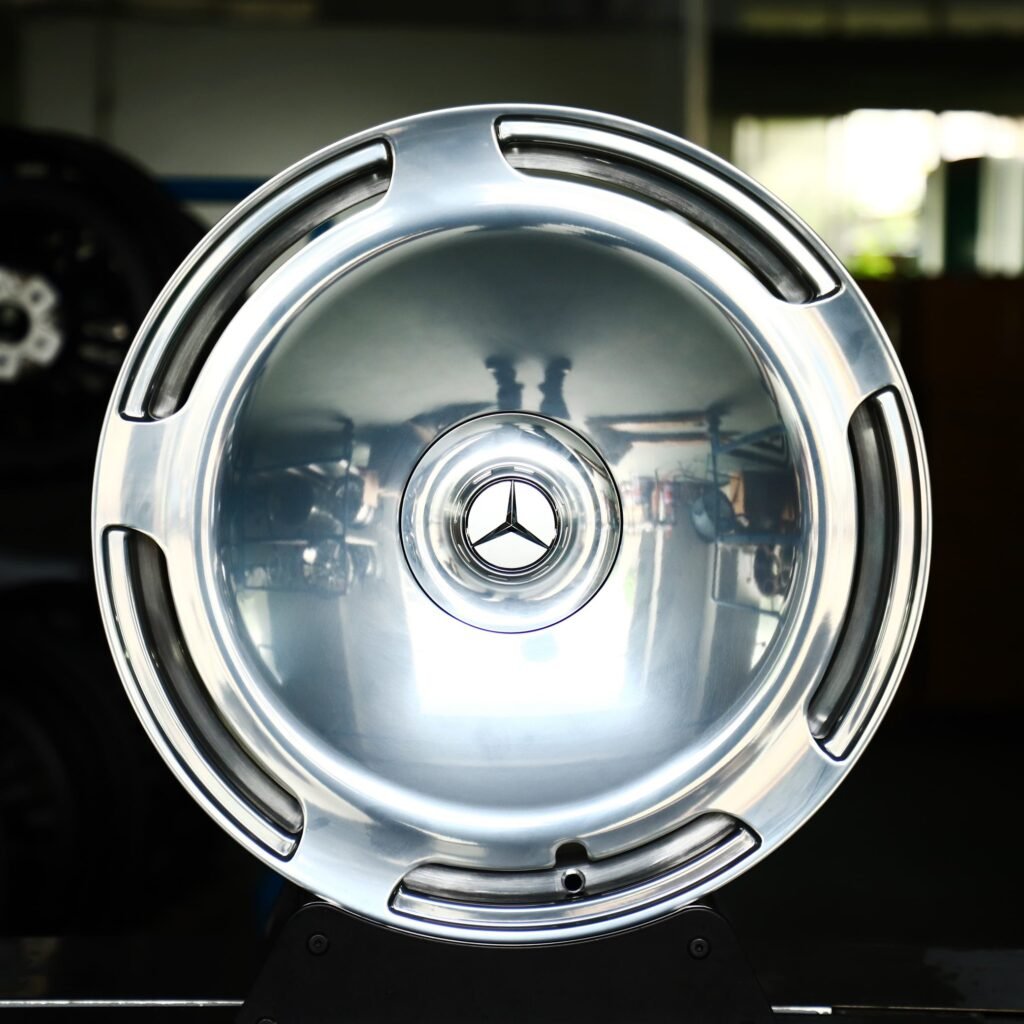 Mercedes-Benz E-Class wheels – Silver Full-Face, front view