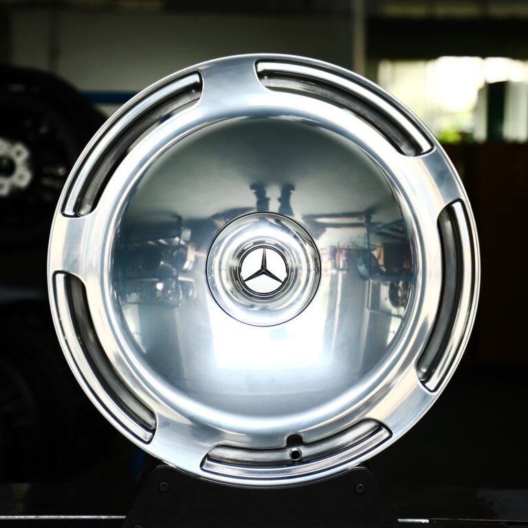 Mercedes-Benz E-Class wheels – Silver Full-Face, front view